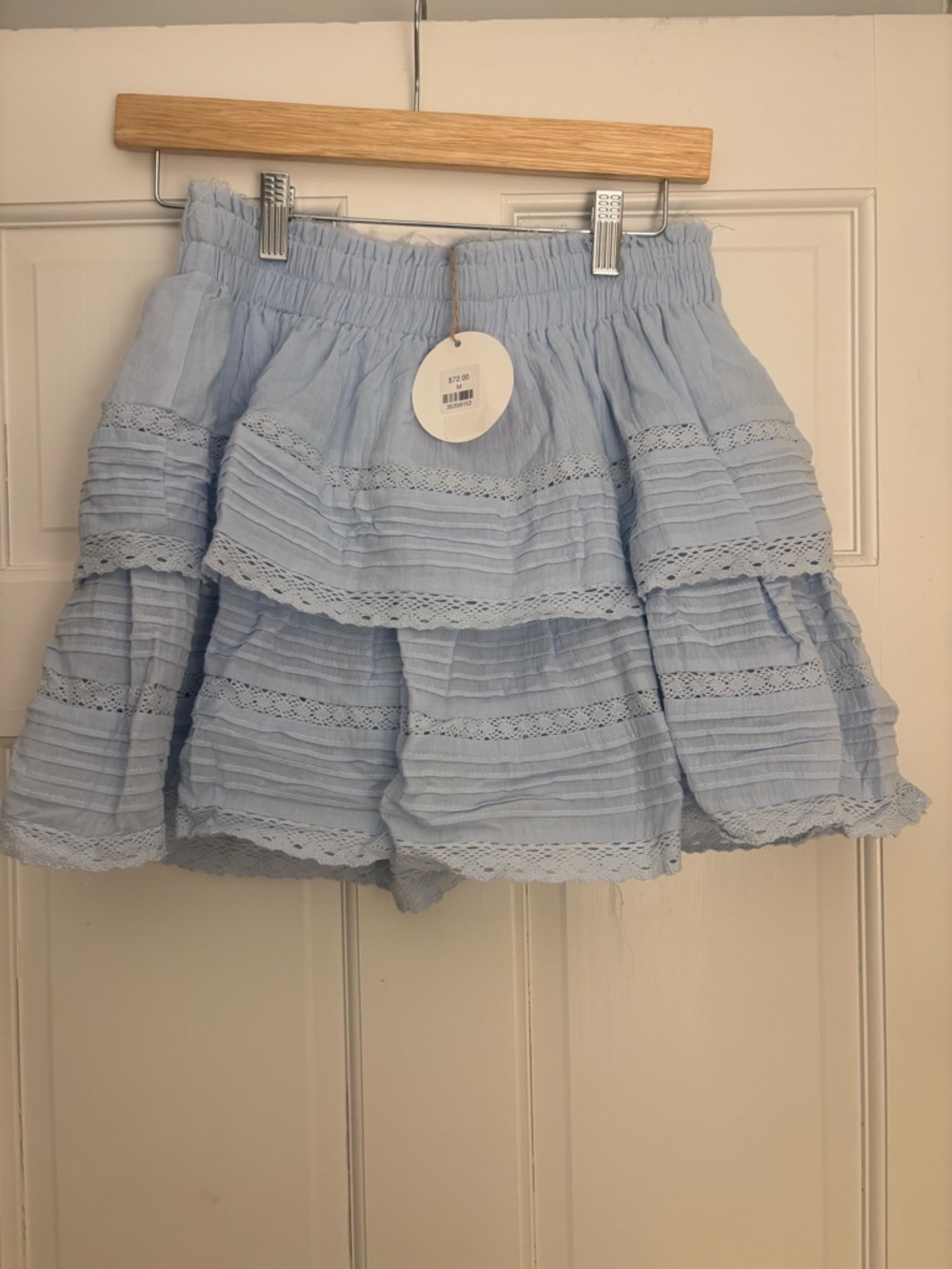 Day + Moon Blue Tiered Skort - Picture 2 of 4